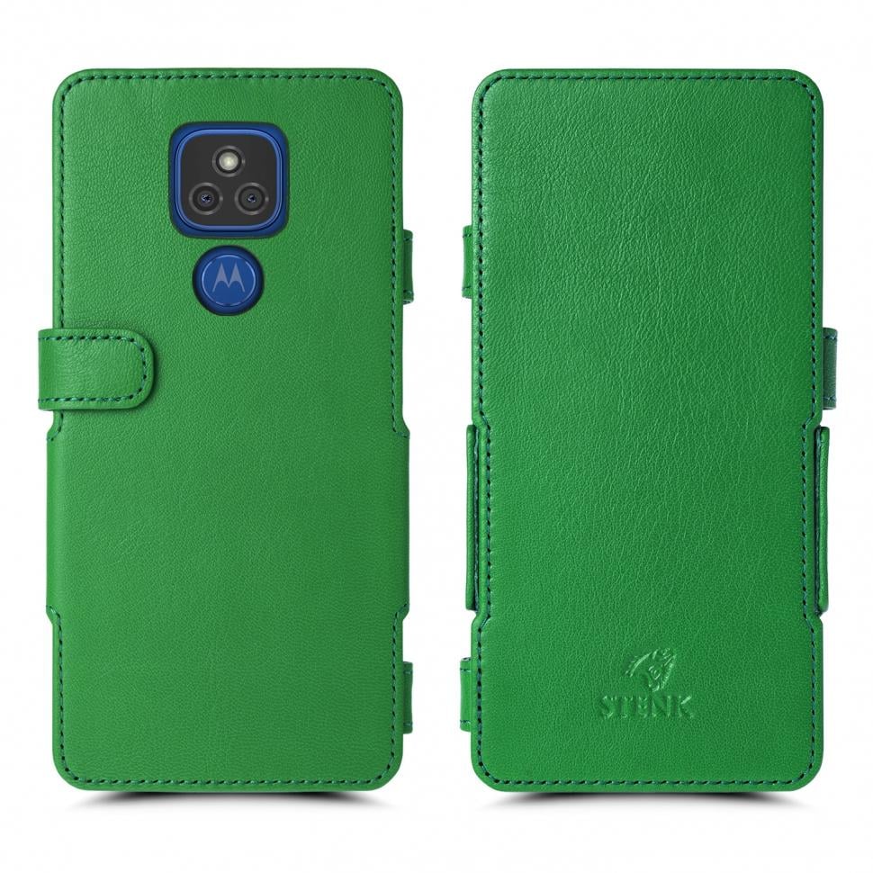 Чохол книжка Stenk Prime для Motorola Moto E7 Plus Зелений (66718)