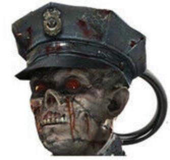 Чашка 3DCall of Duty Zombie Cop Molded Mug