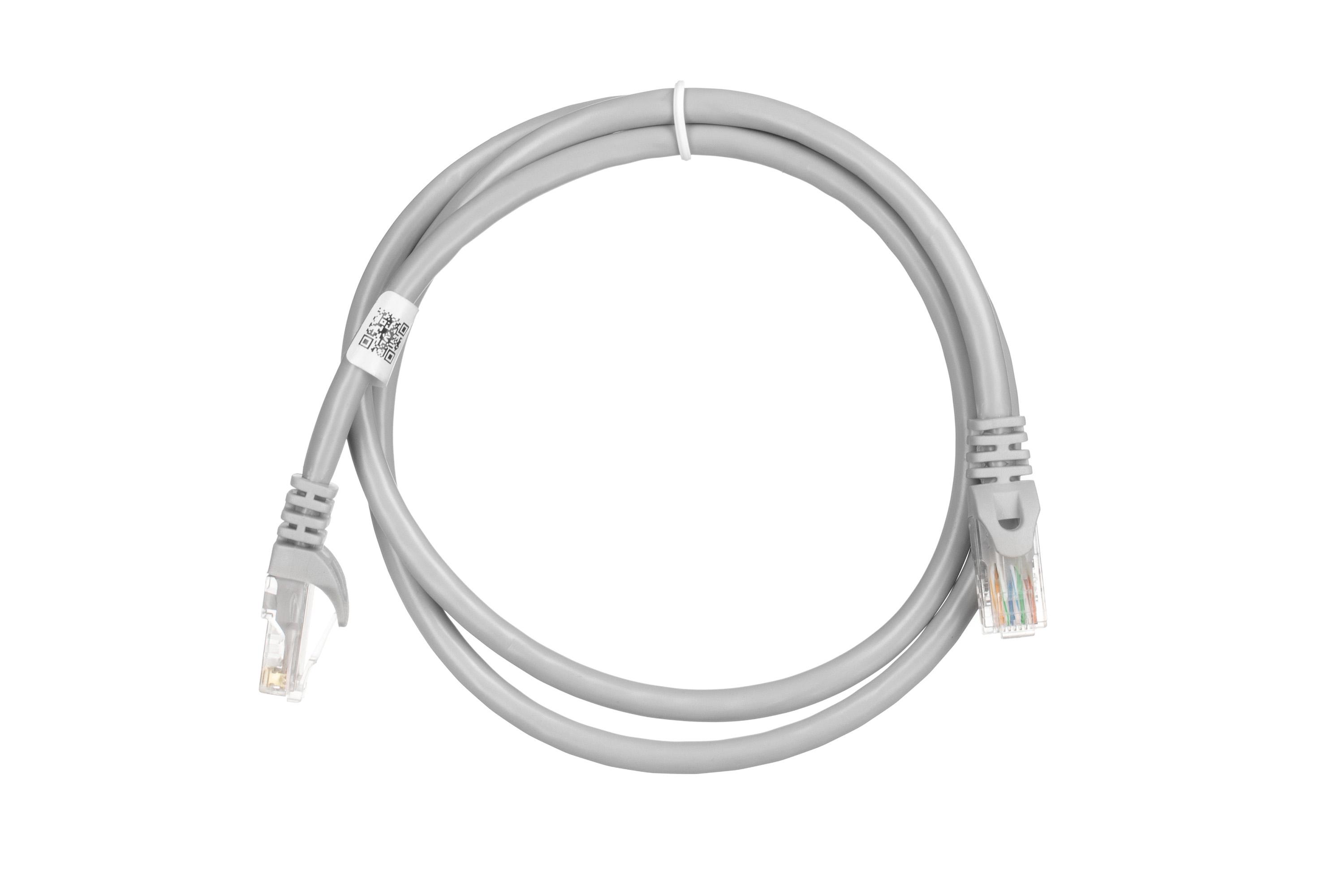 Патч-корд 2E Cat 6 26AWG з екранованою крученою парою UTP 1 м Сірий (2E-PC6COP-100GRY)