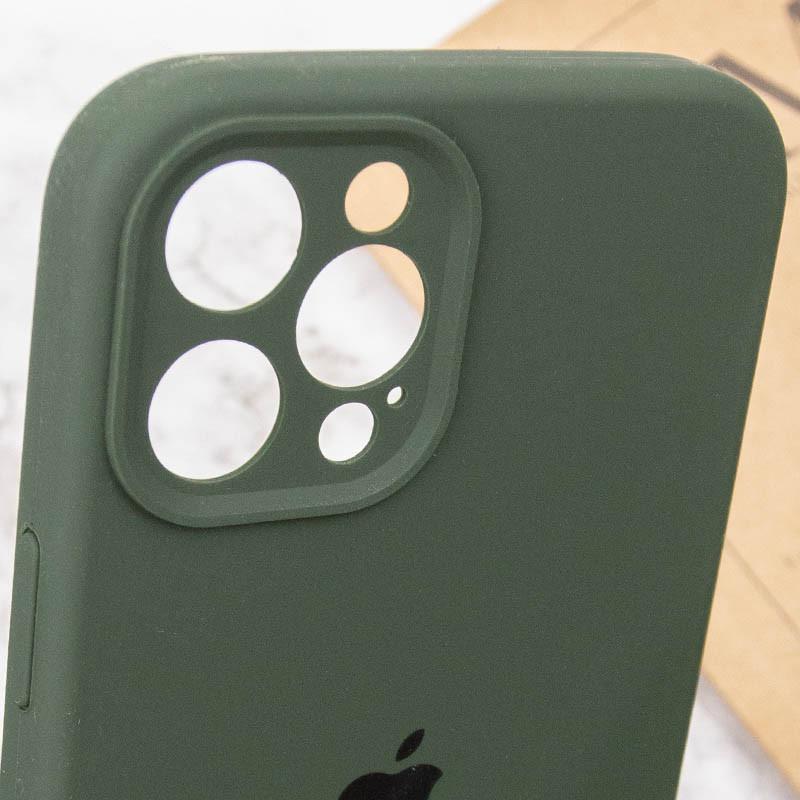 Противоударный чехол Silicone Case Full Camera Protective AA для Apple iPhone 12 Pro 6.1" Зеленый/Cyprus Green - фото 6