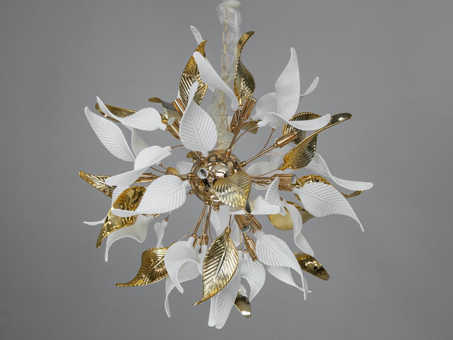 Люстра підвіс Diasha 7208-18P GD 12 ламп Золотий