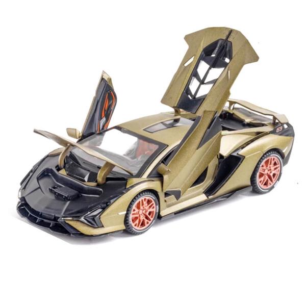 Коллекционная машинка-моделька Lamborghini Sian 1:24 Хаки (59254)