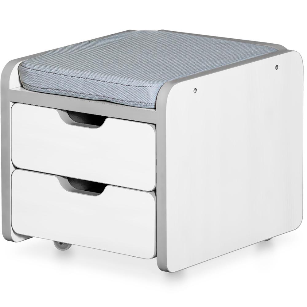 Парта трансформер шкільна ергономічна дитяча Mealux Winnipeg Multicolor Plus Білий/Сірий (BD-630 WG з тумбою) - фото 3 Парта трансформер шкільна ергономічна дитяча Mealux Winnipeg Multicolor Plus Білий/Сірий (BD-630 WG з тумбою) - фото 3