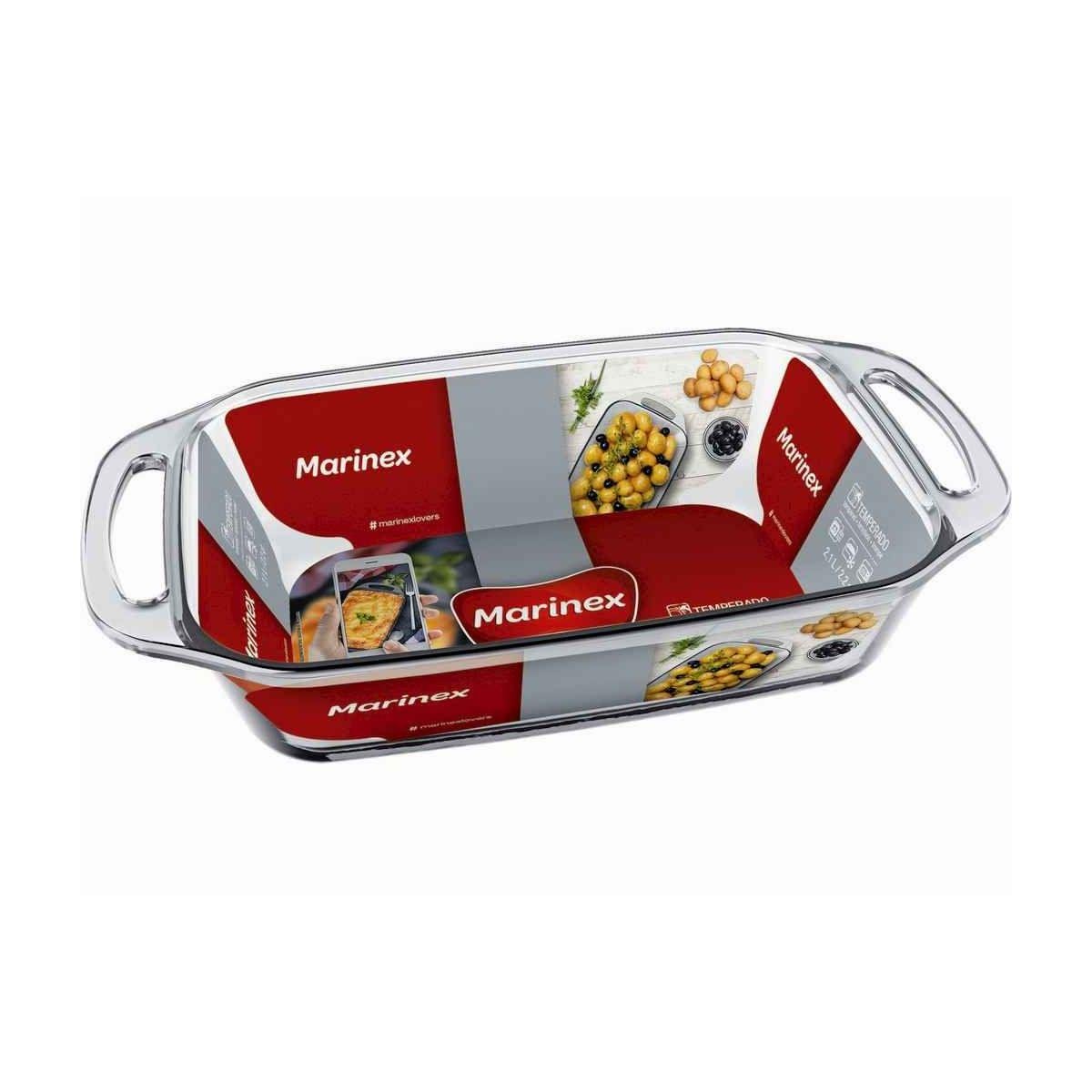 Форма для запікання Interos 6339 прямокутна скло 2,1 л (23702409)