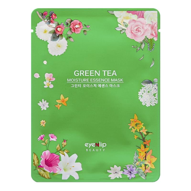 Тканинна маска для обличчя Eyenlip Moisture Essence Mask Green Tea із зеленим чаєм 25 мл (8809555250234)