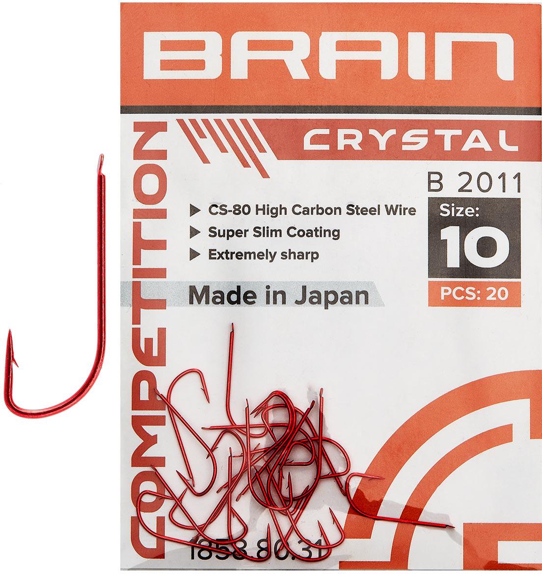 Крючок Brain Crystal B2011 №14 20 шт. Red (18588029) - фото 3