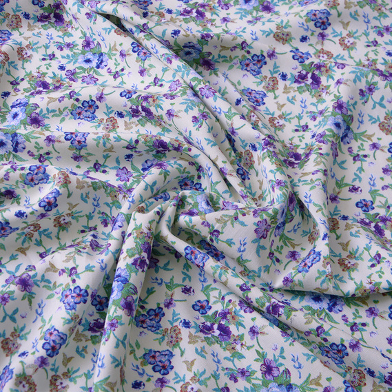 Ткань штапель твил IDEIA V-6/2 Мелкоцвет 1,5 м Фиолет (2200004103884)