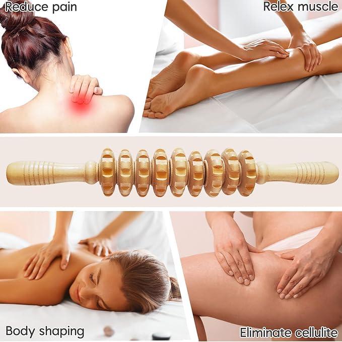 Масажний інструмент Wood Therapy для фасціального масажу - фото 5