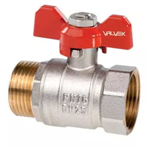Кран шаровой Valvex ORO 1/2" ВЗ прямой латунь (1472660)