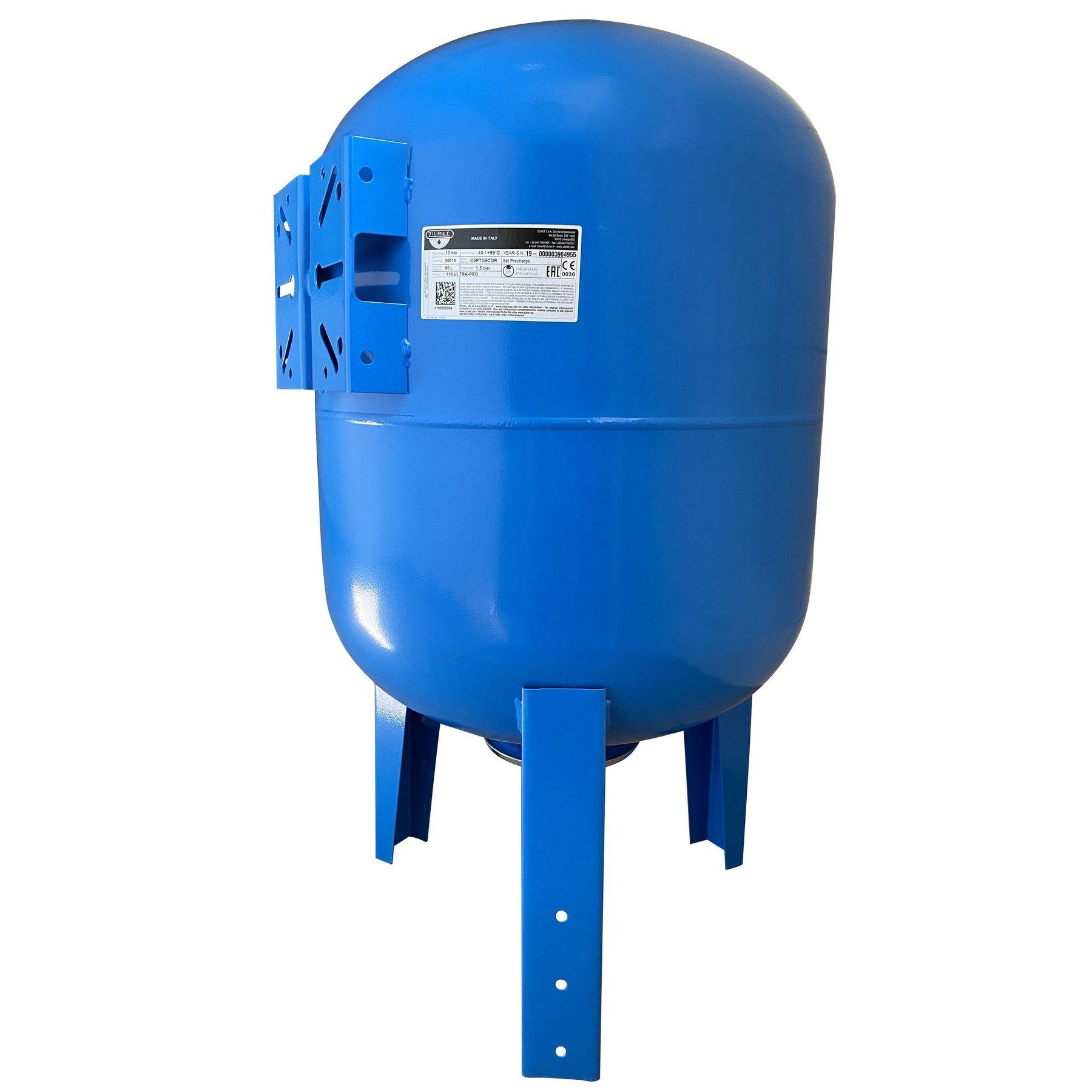 Гидроаккумулятор Zilmet ultra-pro 80 л 10 бар вертикальный (1100008004)