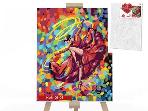 Картина по номерам Danko Toys Яркий танец 40х50 см (KpNe-01-05) Картина по номерам Danko Toys Яркий танец 40х50 см (KpNe-01-05)