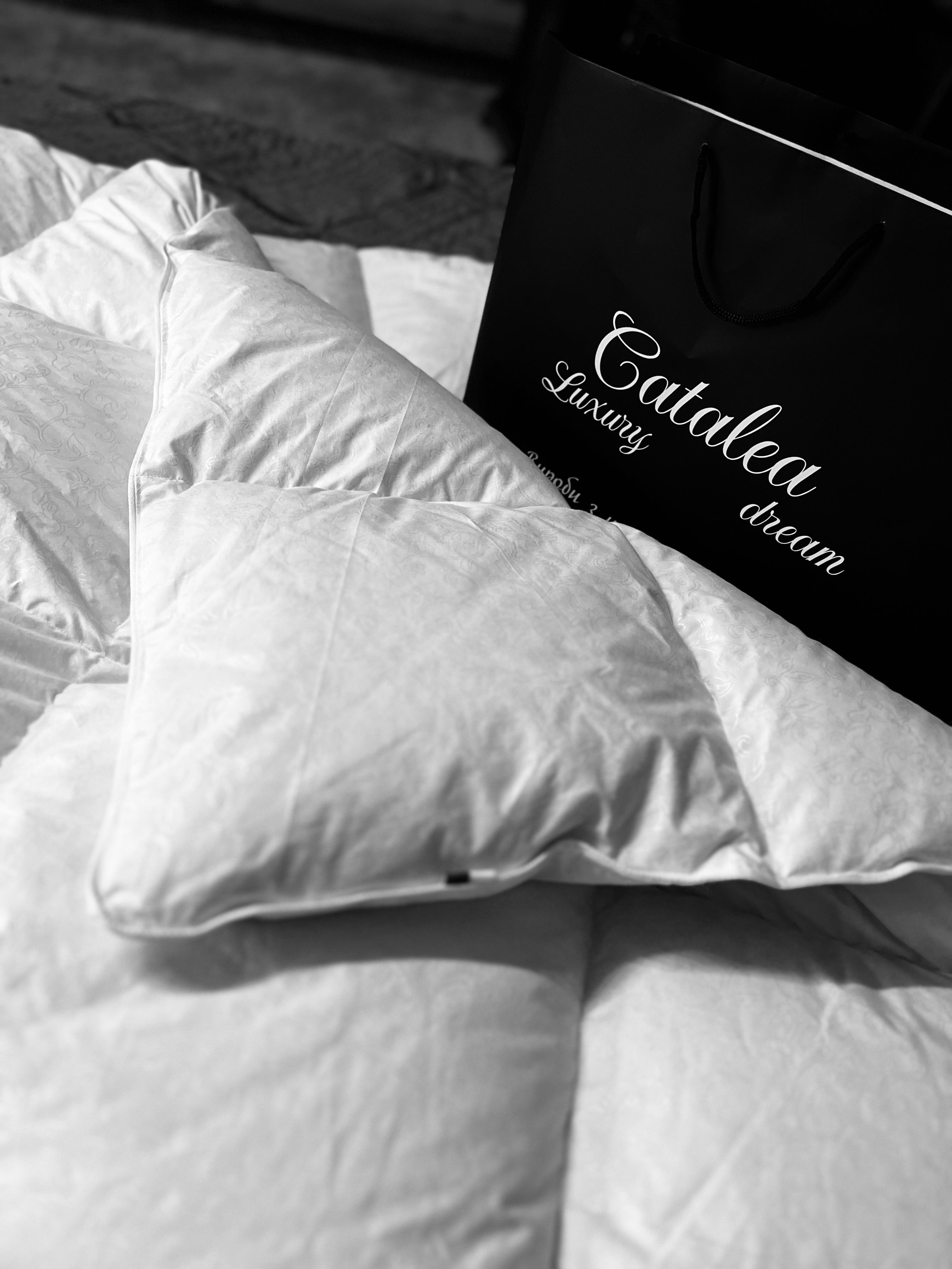 Одеяло пуховое кассетное Catalea Standard зима 150x200 см Белый (3274) - фото 4 Одеяло пуховое кассетное Catalea Standard зима 150x200 см Белый (3274) - фото 4