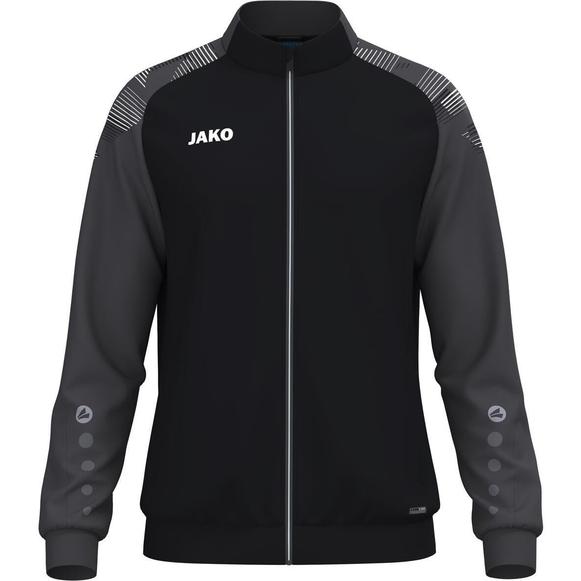 Олимпийка детская Jako SONIC 152 см Черно-темно-серый (9326-801)