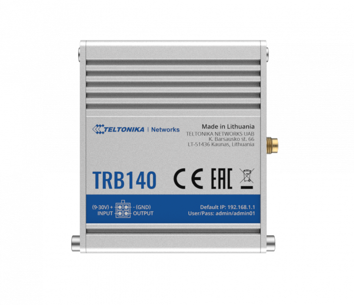 Коммутатор Teltonika TRB140 1xRJ45/USB 2,0 (578120) - фото 2