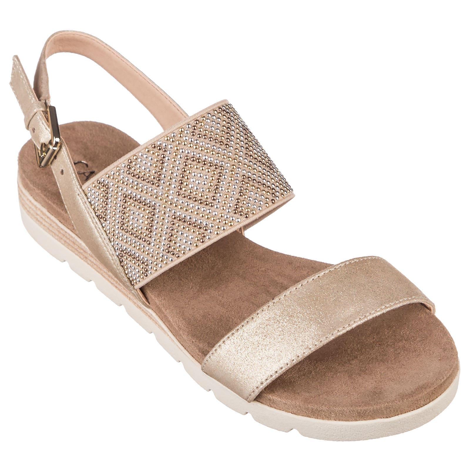 Сандали женские Caprice р. 37 Золотой (91820139)