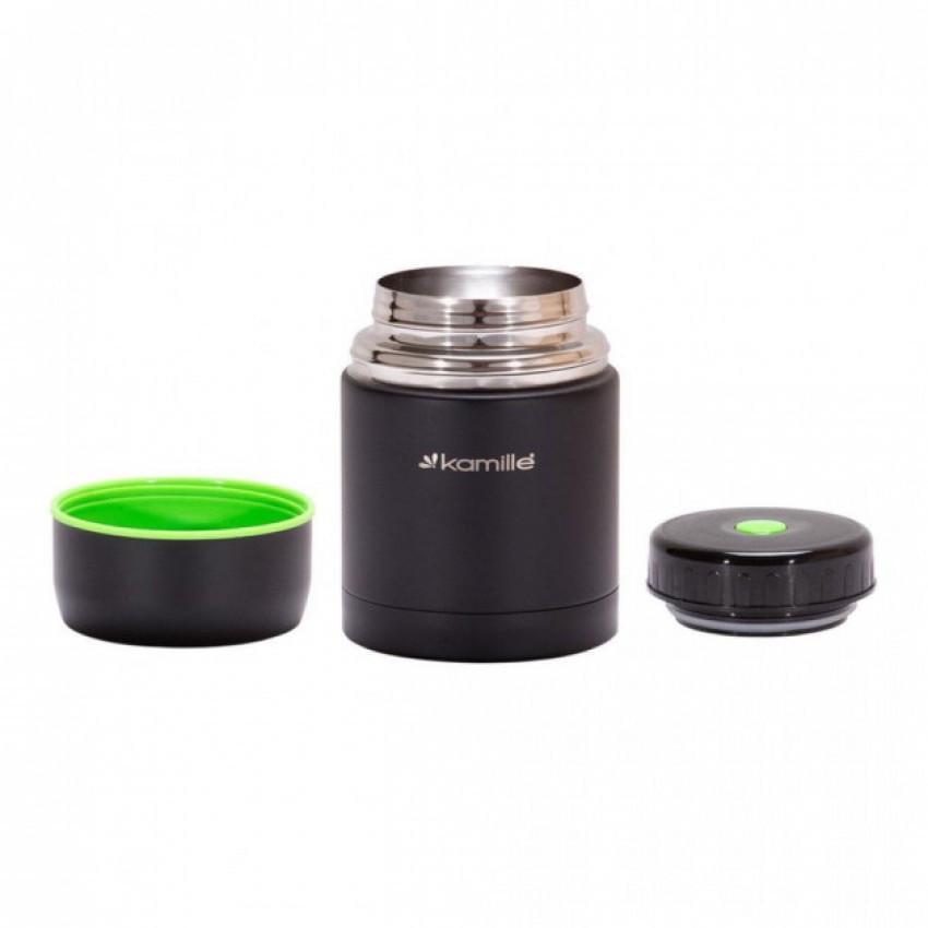 Термос пищевой Kamille КМ-2092 из нержавеющей стали 500 мл (1104623001) - фото 2 Термос пищевой Kamille КМ-2092 из нержавеющей стали 500 мл (1104623001) - фото 2
