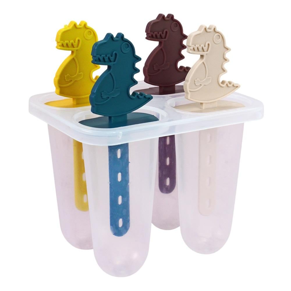 Формы для мороженого Динозаврик 4 шт. 15,5х13,5см (R92495)