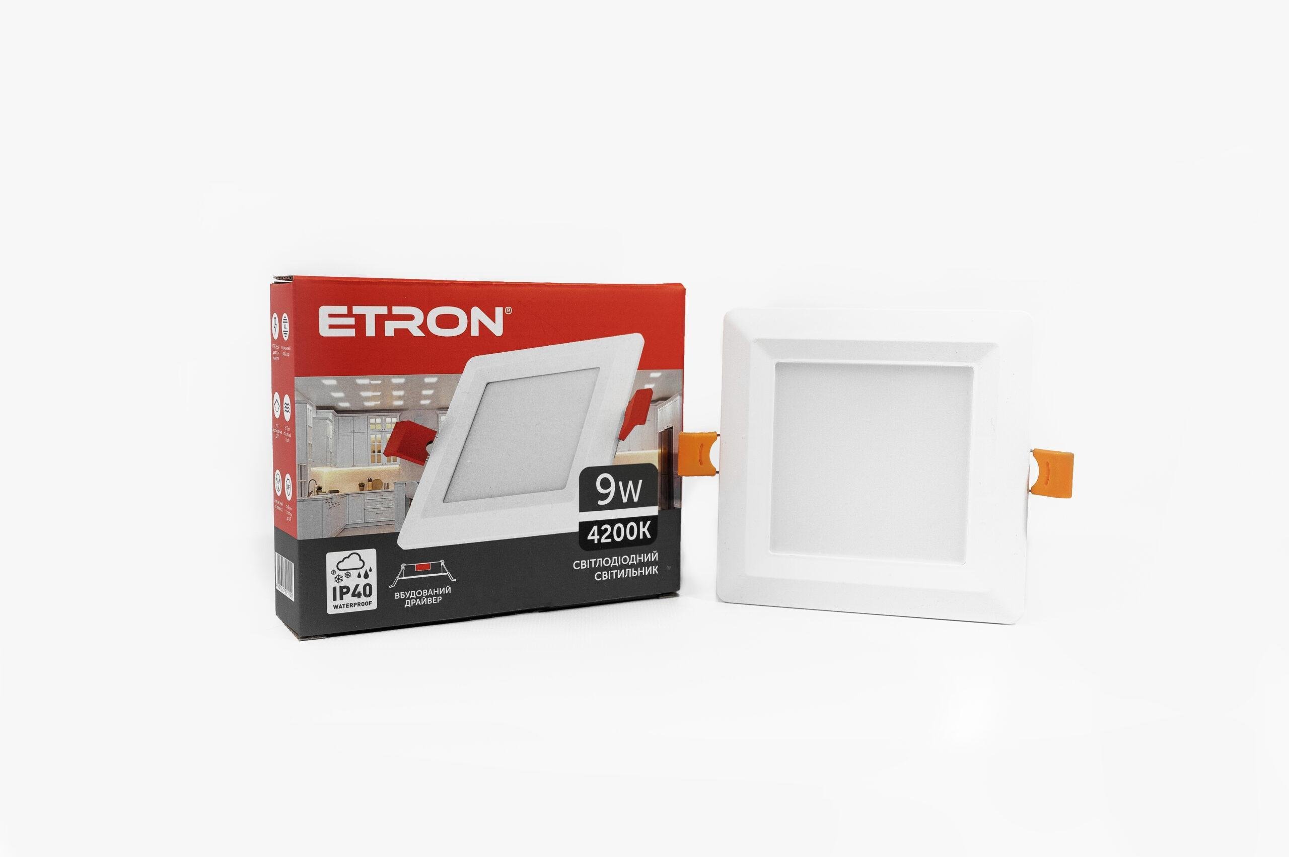 Cветильник светодиодный ETRON Decor 9W 4200K IP20 (1-EDP-675)