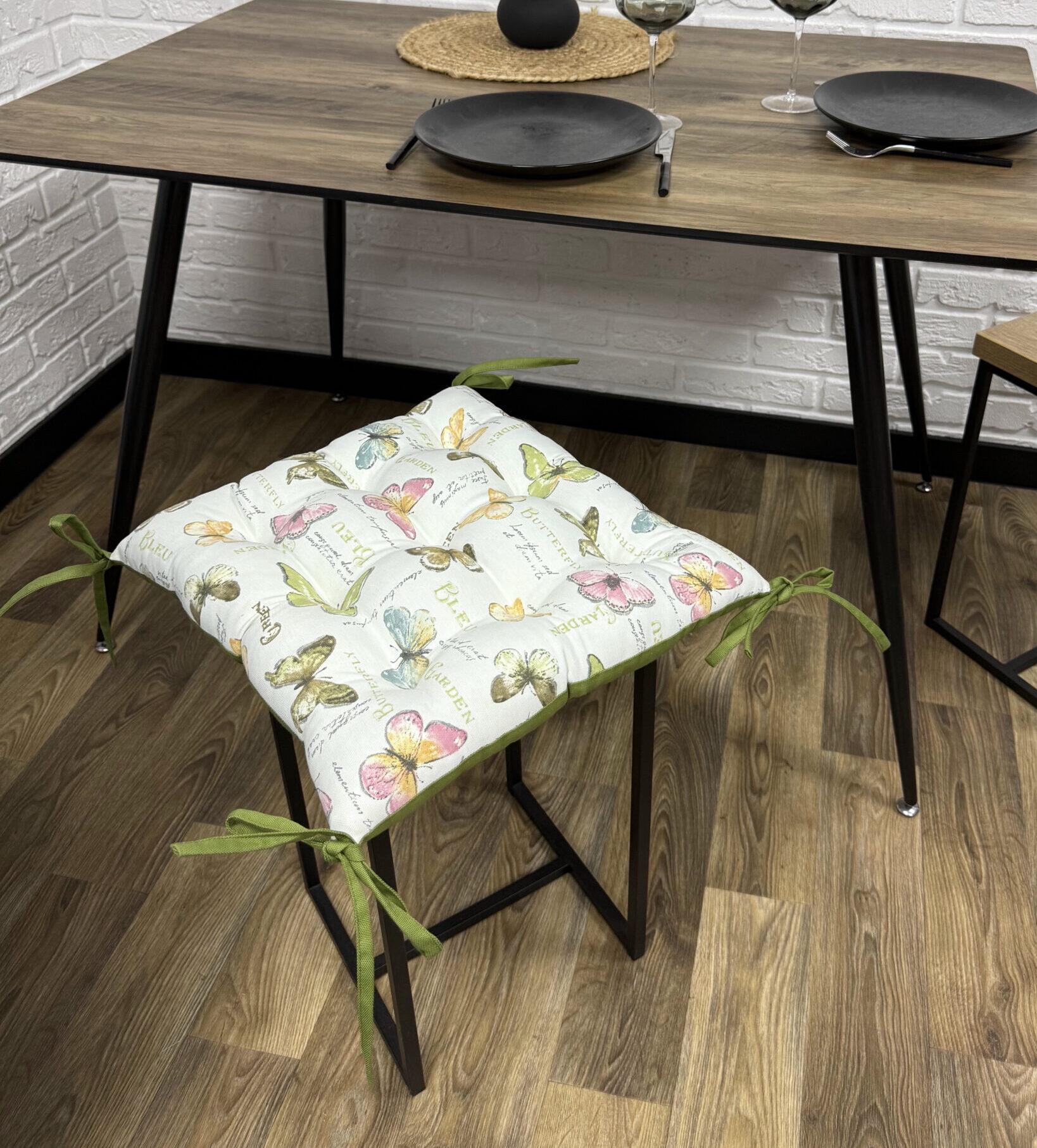 Сидение Comfort Home Butterflies на стул панама 40х40 см (0013440)