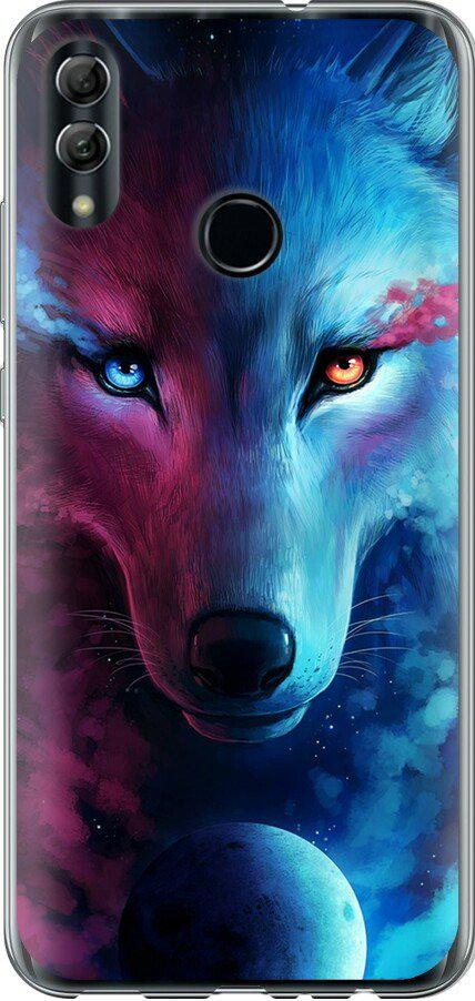 Чехол на Huawei Honor 10 Lite Арт-волк (3999u-1618-42517)