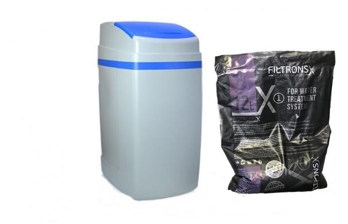 Смягчитель воды кабинетного типа Clack 1017 с клапаном Clack WS1CI с засыпкой Filtrons X1 12 л (3472)