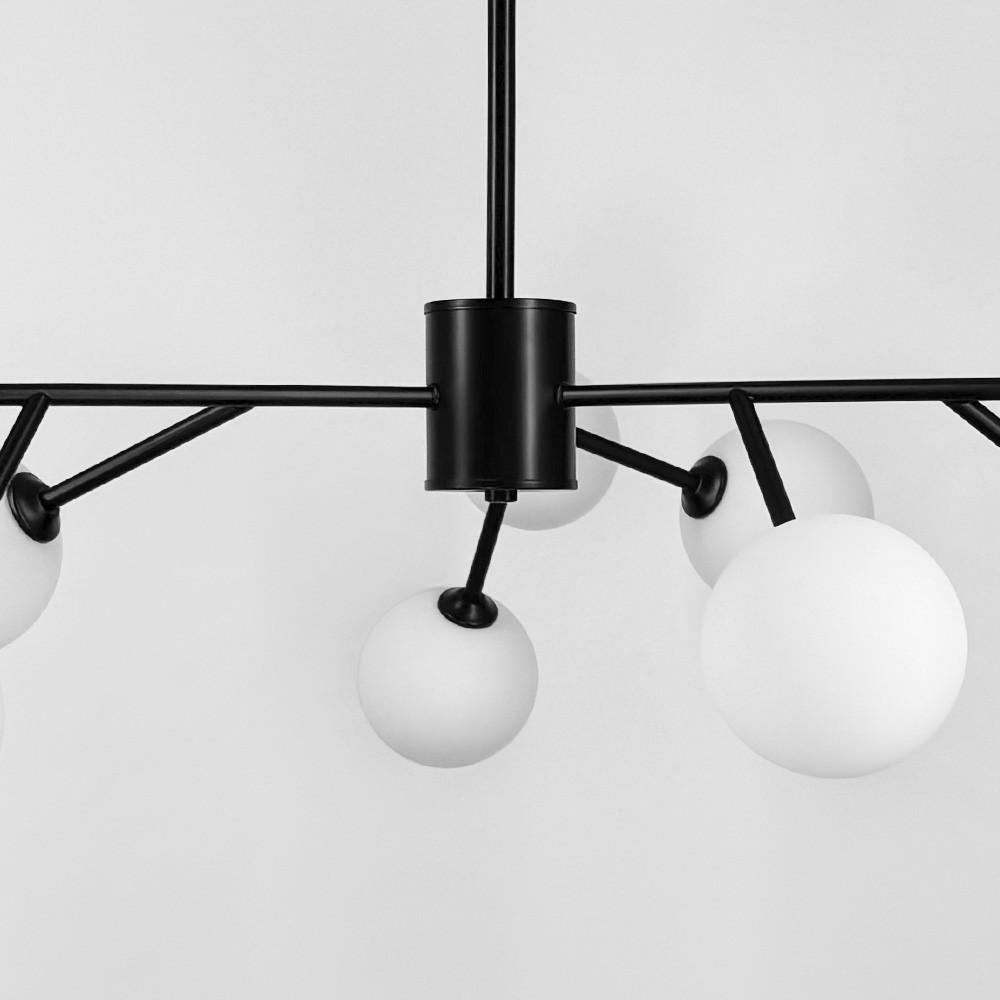 Люстра потолочная Grand Bunch на 9 плафонов Ø 110 см Черный (AOC 20/9 BK) - фото 9 Люстра потолочная Grand Bunch на 9 плафонов Ø 110 см Черный (AOC 20/9 BK) - фото 9