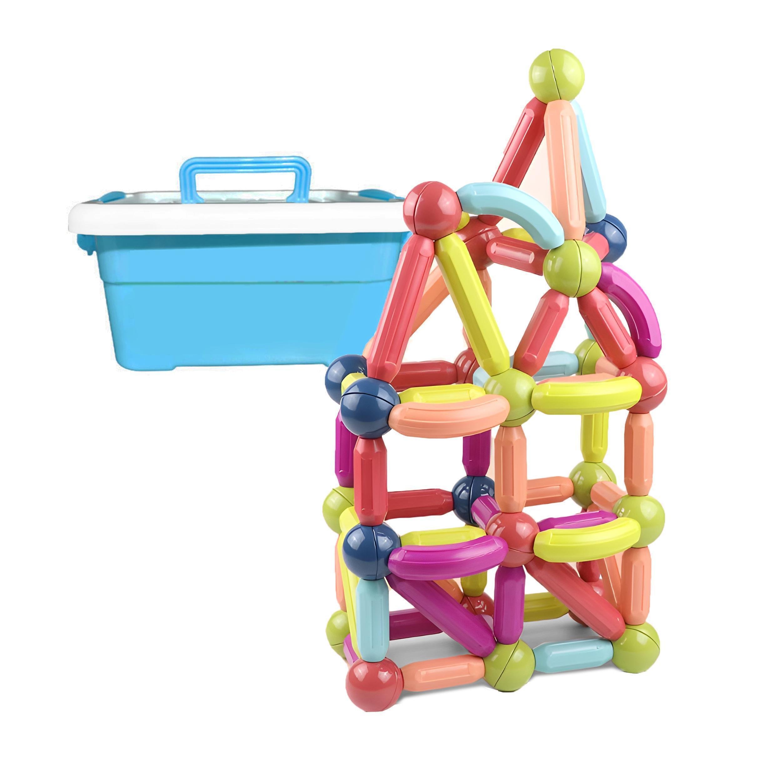 Конструктор 3D детский Магнитный набор Magnetic Sticks для развития 36 дет. (12086448) - фото 1 Конструктор 3D детский Магнитный набор Magnetic Sticks для развития 36 дет. (12086448) - фото 1