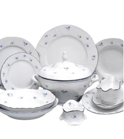 Сервиз столовый Thun Bernadotte Синий цветок фарфор на 6 персон 26 пр. (6452071)