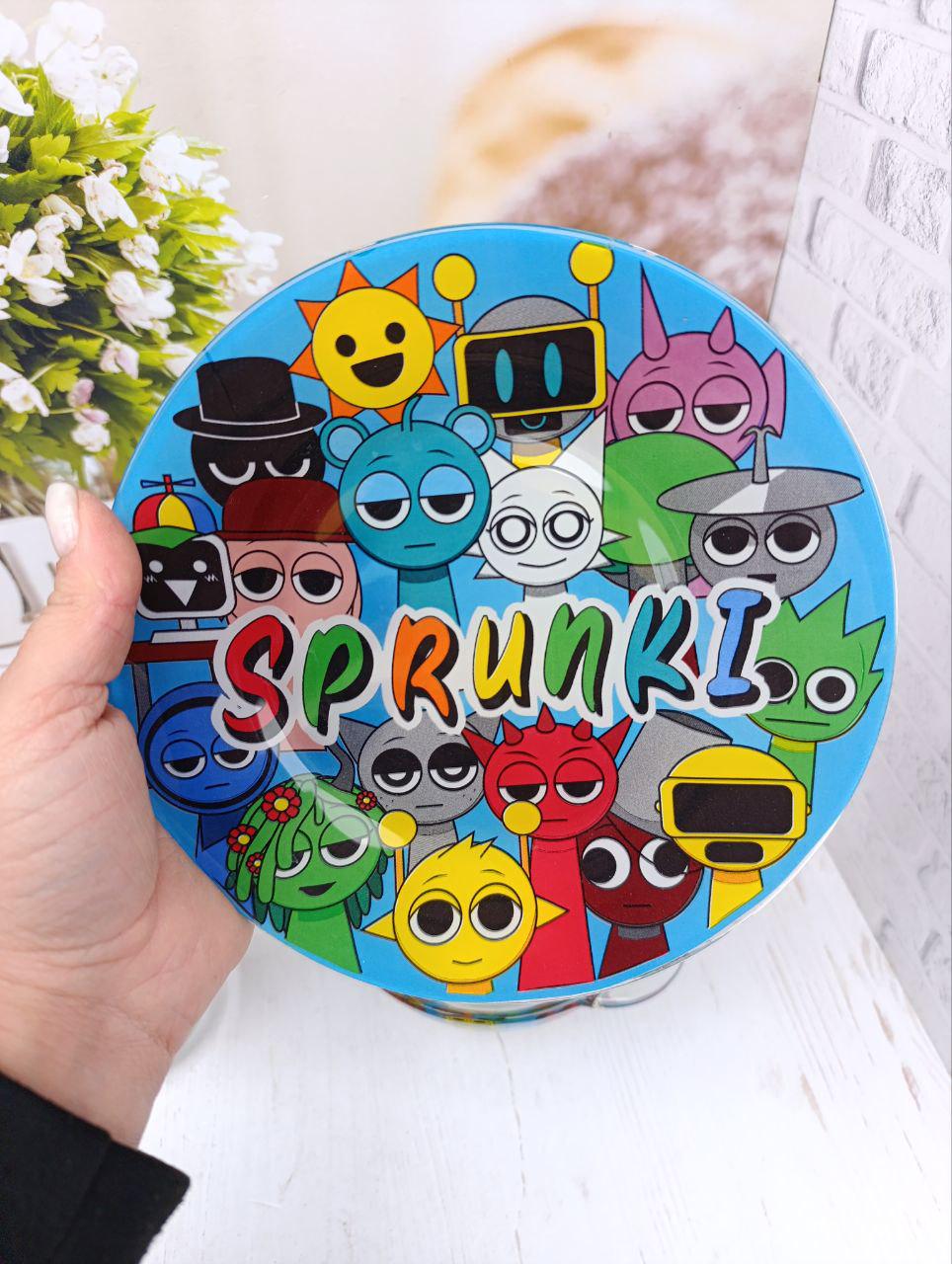 Дитячий набір столового посуду Metr+ Sprunki скляний 3 предмети (SPR1) - фото 2 Дитячий набір столового посуду Metr+ Sprunki скляний 3 предмети (SPR1) - фото 2