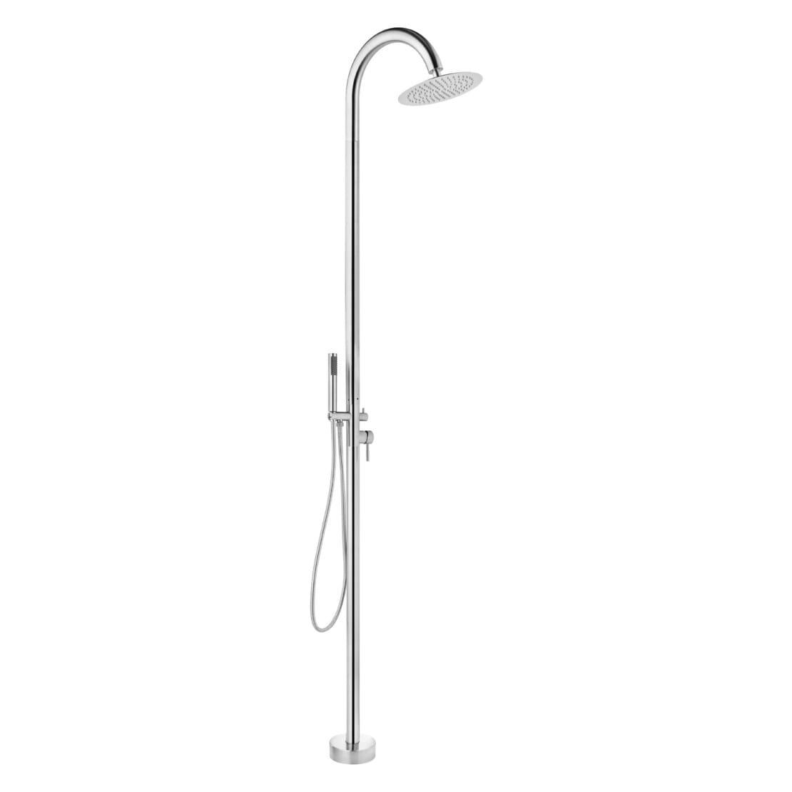 Душевая колонна Kroner Edelstahl Klassisch уличная нержавеющая сталь Хром матовый (ESG081)