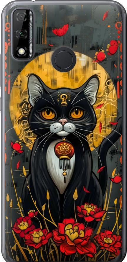 Чехол на Huawei P Smart 2020 China Cat (6134u-2060-42517) Чехол на Huawei P Smart 2020 China Cat (6134u-2060-42517)