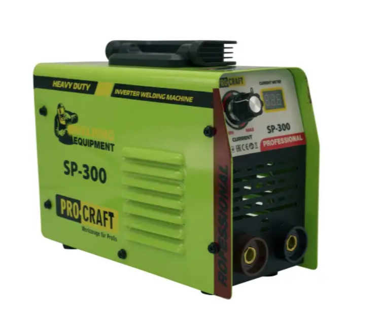 Инверторный аппарат сварочный Procraft SP300 300А с дисплеем Зеленый (29332155)