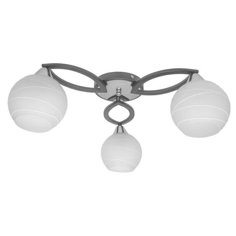 Люстра потолочная Brille в спальню E27 60W BK LK-605C/3 23-236