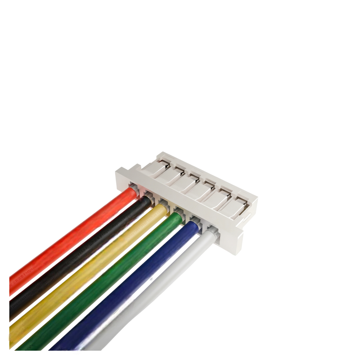 Кабель ПВХ 30AWG 300 мм с разъемом JST SH1.0 Female 6P (SH1.0_300_6P)