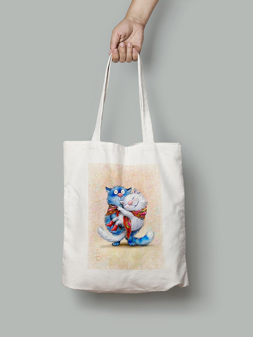 Эко-сумка В объятиях любимого шопер (rinaz_20172224014_Bag)