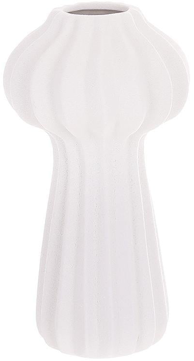Ваза керамическая Mia 10х20 см Белый