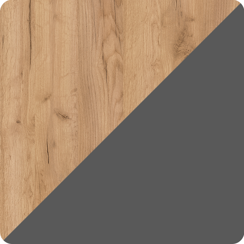 Обідній стіл Neman Greys розсувний 1150/110х675х750 см Дуб крафт золотий/Графіт (27451358) - фото 6 Обідній стіл Neman Greys розсувний 1150/110х675х750 см Дуб крафт золотий/Графіт (27451358) - фото 6