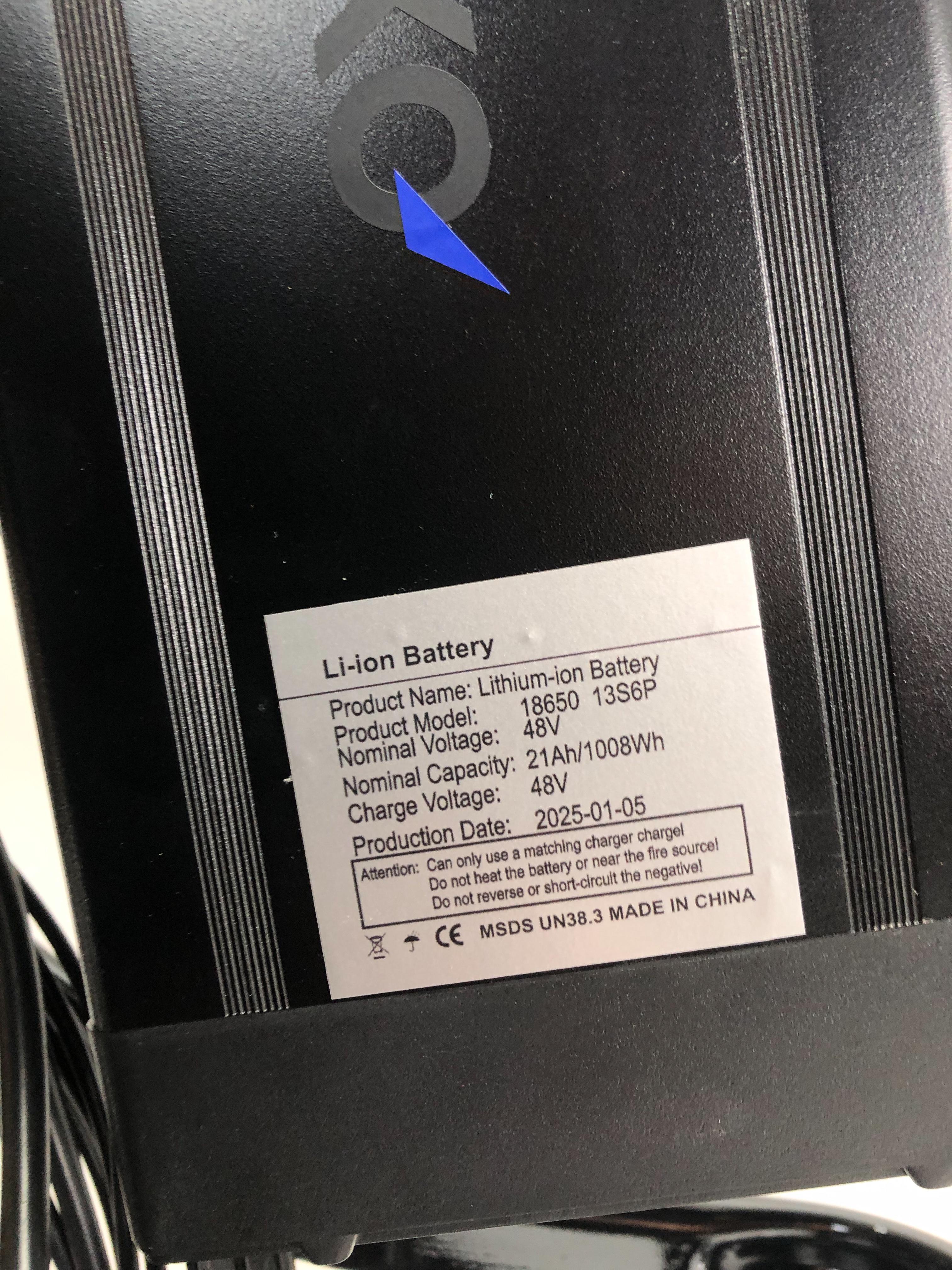 Електровелосипед двомісний MINAKO V6 1000W 48V 21Ah з PASS-системою та кошиком - фото 17 Електровелосипед двомісний MINAKO V6 1000W 48V 21Ah з PASS-системою та кошиком - фото 17