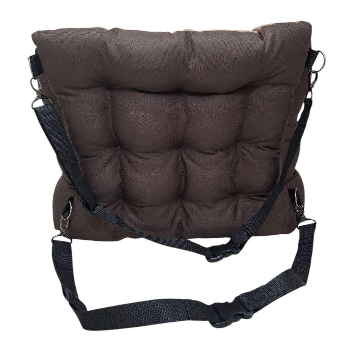 Крісло автомобільне для собак Huge and Tiny зі знімними ременями Waterproof Oxford 50x45 см Карамельний (25590402) - фото 5 Крісло автомобільне для собак Huge and Tiny зі знімними ременями Waterproof Oxford 50x45 см Карамельний (25590402) - фото 5