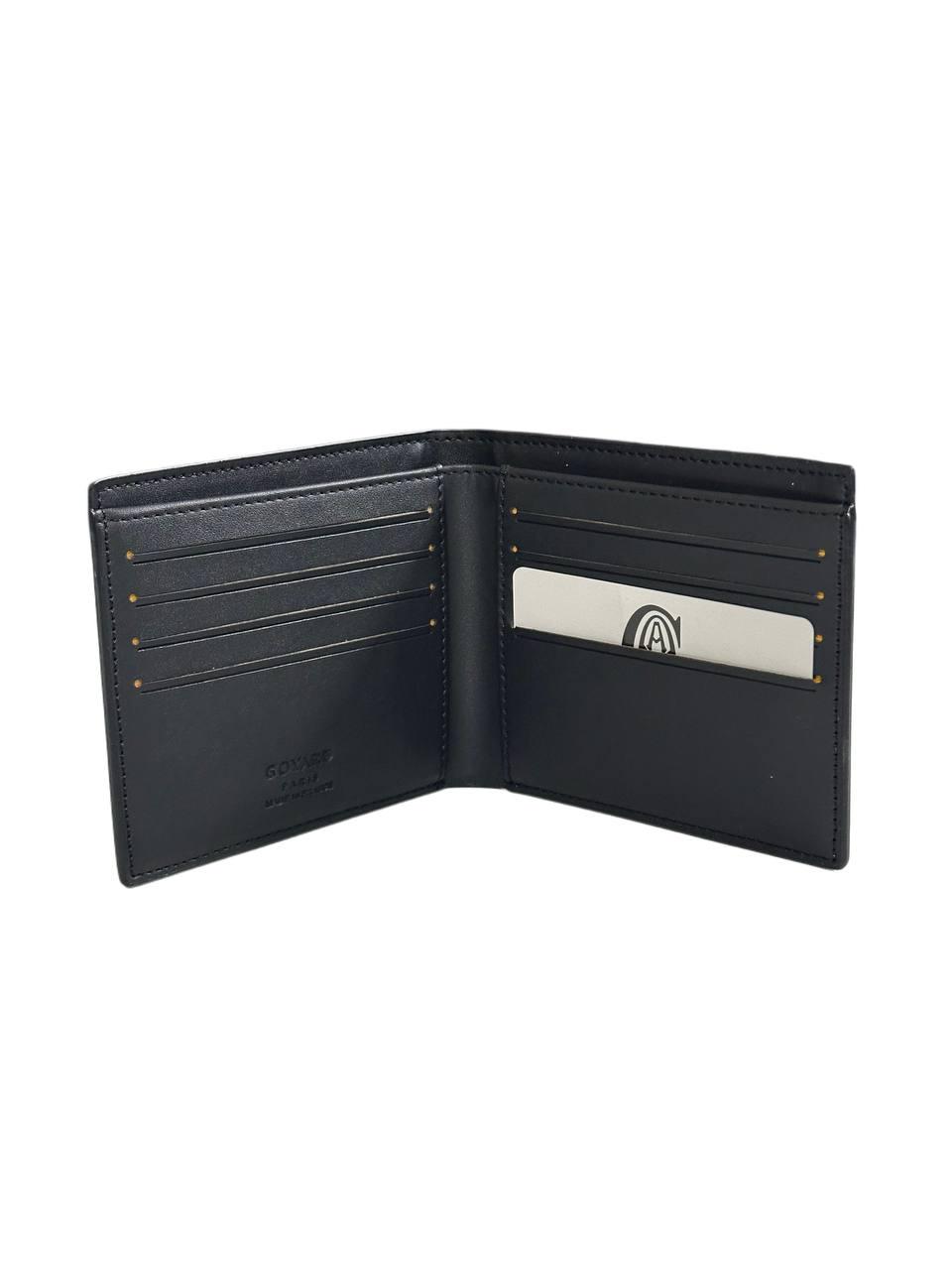 Гаманець чоловічий Goyard Чорний (WAL-GYR-001-BLK) - фото 2 Гаманець чоловічий Goyard Чорний (WAL-GYR-001-BLK) - фото 2