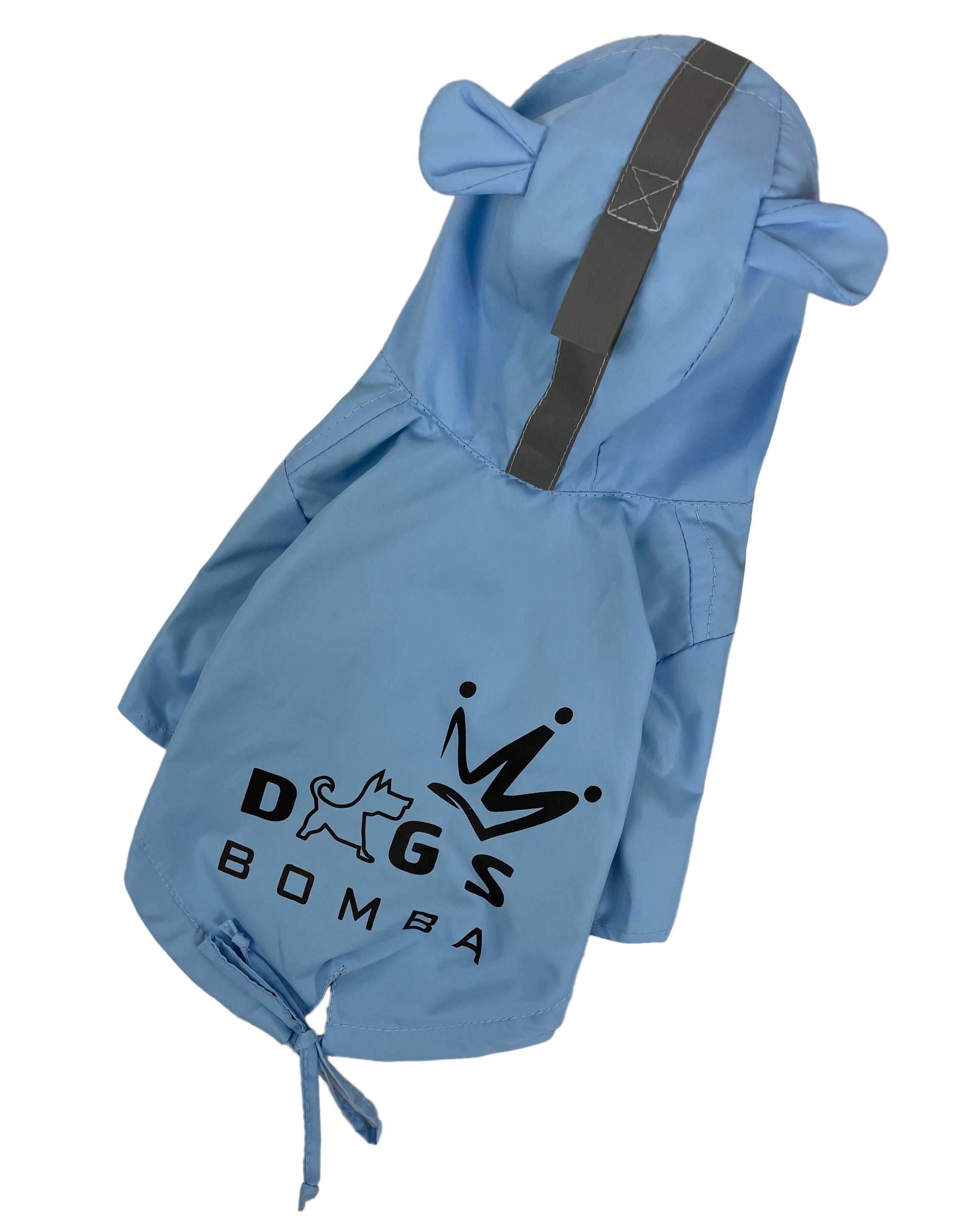 Дощовик для собак Dogs Bomba M-75 DB р. 3 Сіро-блакитний (70579185)