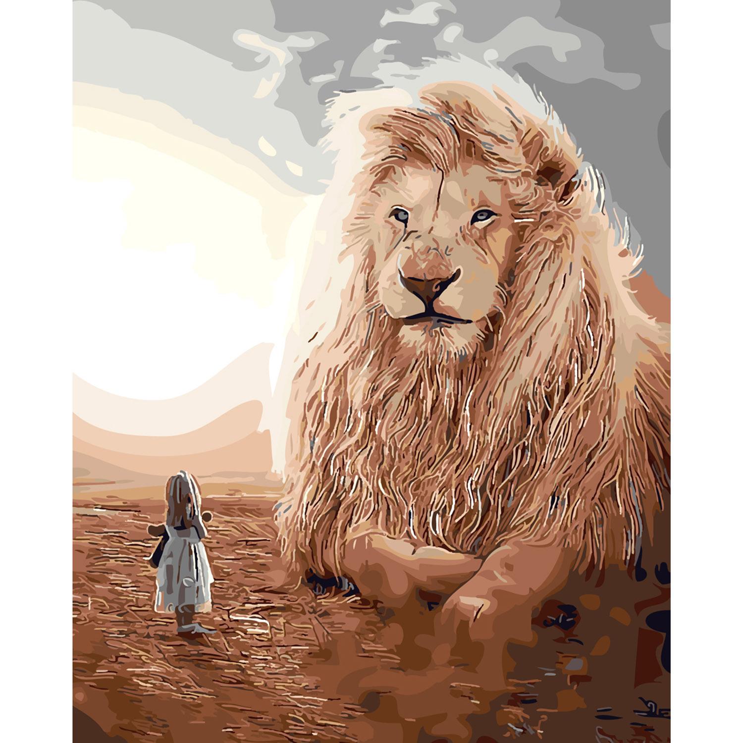 Картина по номерам Strateg Величная встреча 40х50 см (SY6066)