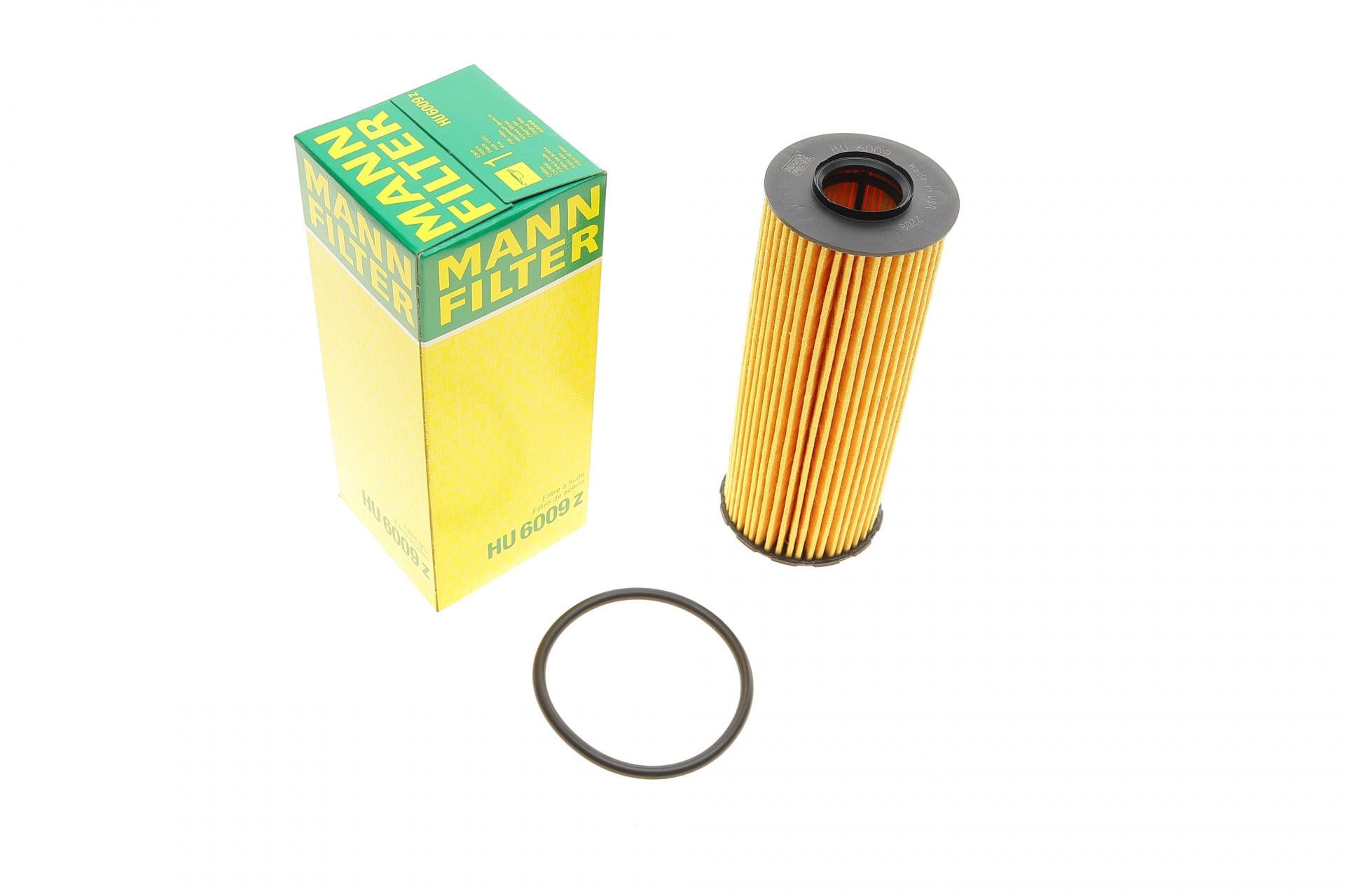 Фильтр масляный Mann-Filter для Jeep Grand Cherokee/Dodge Journey 3,6 24V 09- (HU 6009 Z)