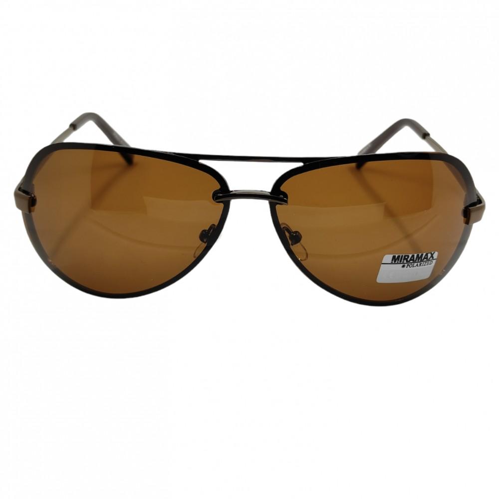 Солнцезащитные очки поляризованные Miramax Polarized 9020 Коричневый (46421) - фото 3