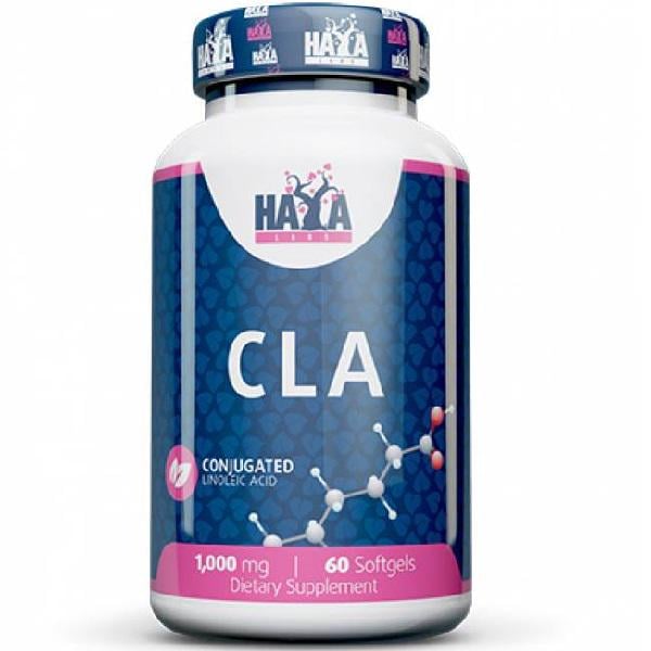 Кислота линолевая конъюгированная Haya Labs CLA для снижения веса 1000 мг 60 капс. (000020324)