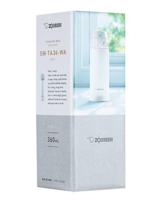 Термокружка Zojirushi SM-TA60WA 0,6 л Белый (52496) - фото 2 Термокружка Zojirushi SM-TA60WA 0,6 л Белый (52496) - фото 2