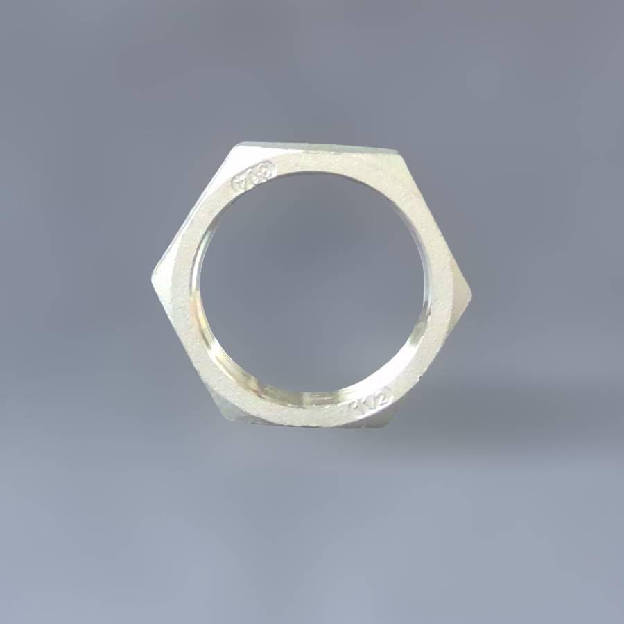 Контргайка муфтовая нержавеющая Ду40 1"1/2 н/ж сталь AISI304, резьба BSPP G1.5" Class 150 (PN20) - фото 2 Контргайка муфтовая нержавеющая Ду40 1"1/2 н/ж сталь AISI304, резьба BSPP G1.5" Class 150 (PN20) - фото 2