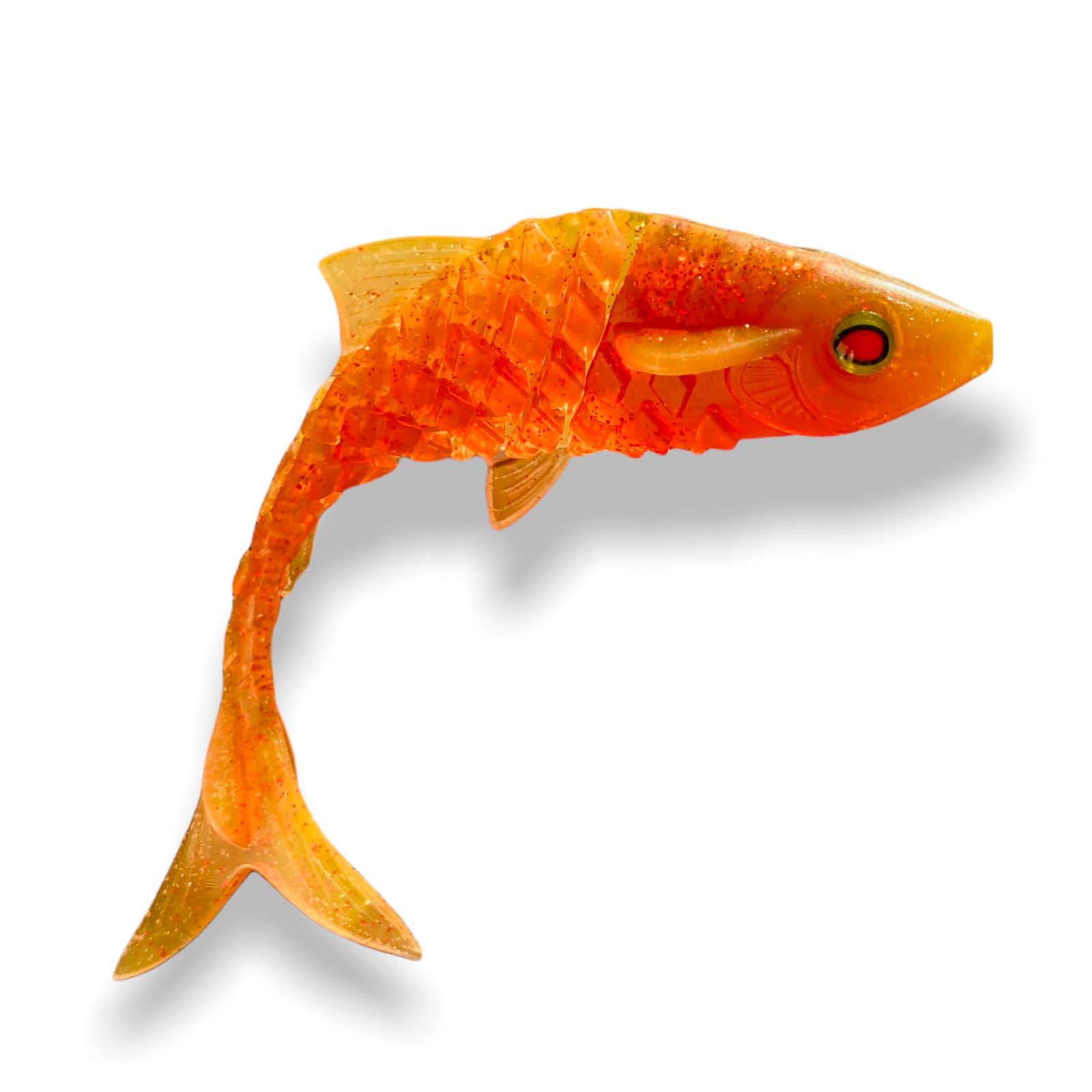 Приманки Big Baits Chebak 3D речная серия 4,0" 2 шт. # 103 Fire Carrot (2406103) - фото 3