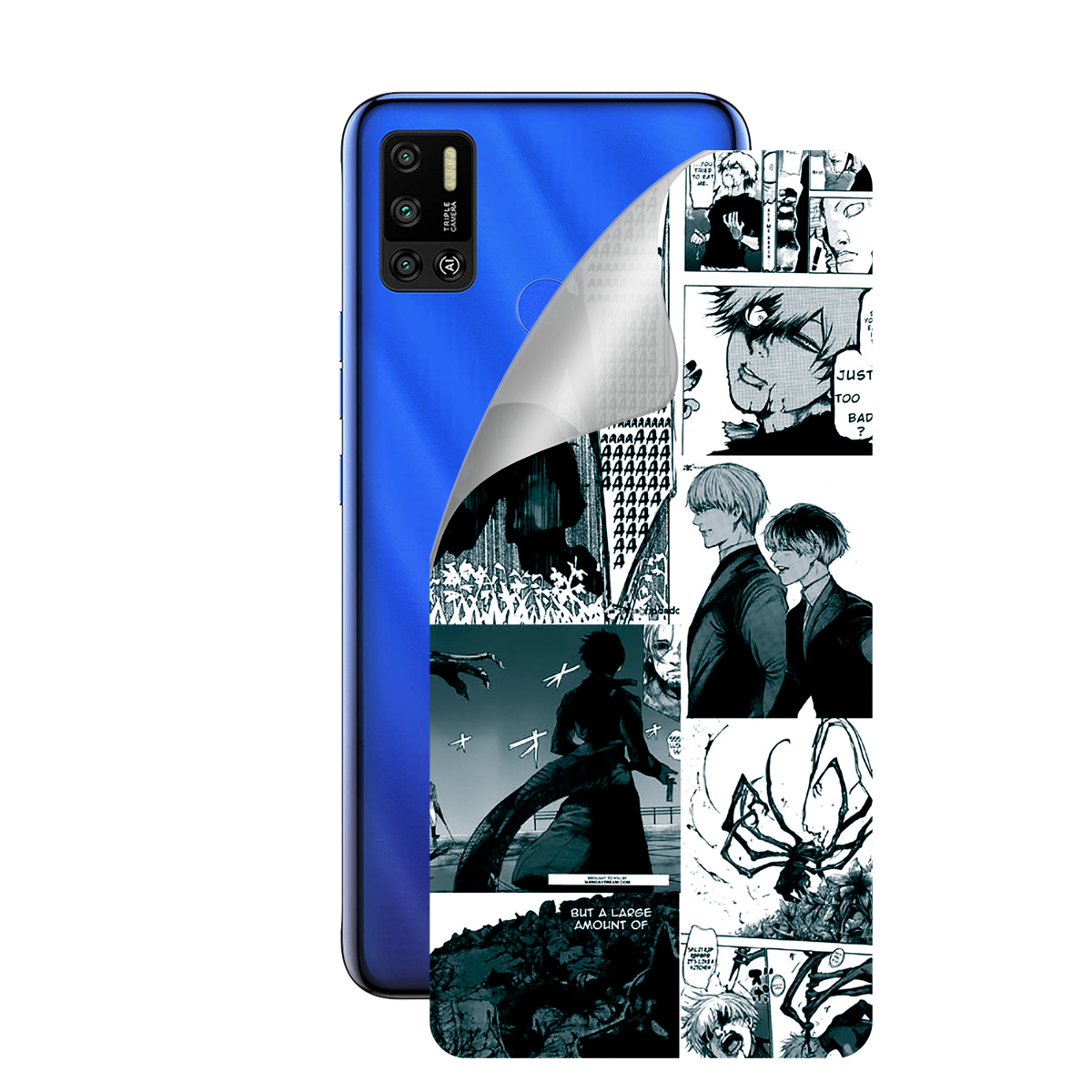 Поліуретанова плівка для Tecno Spark 6 Air серії Print Armor