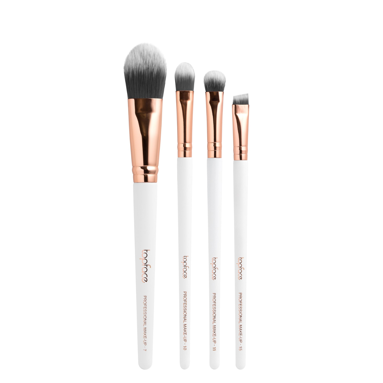 Набор кистей для макияжа TopFace Special Brush ST901 из синтетического ворса 4 штуки